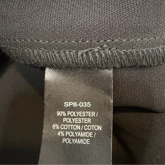 NWT! Self-Portrait Black Lace Insert Bell Sleeve Shift Dress. Size 10. - Picture 10 of 14